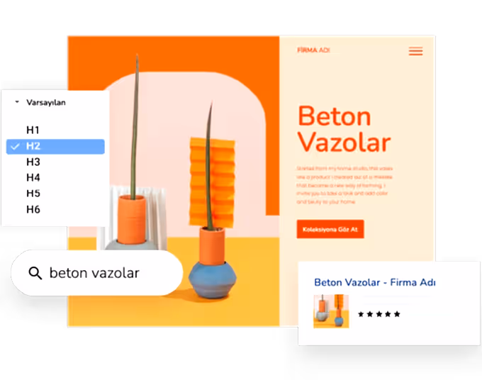 WordPress arayüz özelleştirme örneği ve modern web bileşenleriyle arama deneyimi