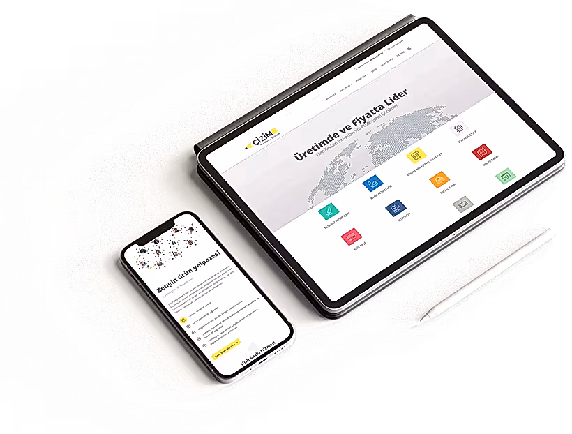 Tablet ve mobil cihazda kullanıcı dostu WordPress arayüzü; UX prensipleriyle tasarlanmış etkileşimli web tasarım örneği