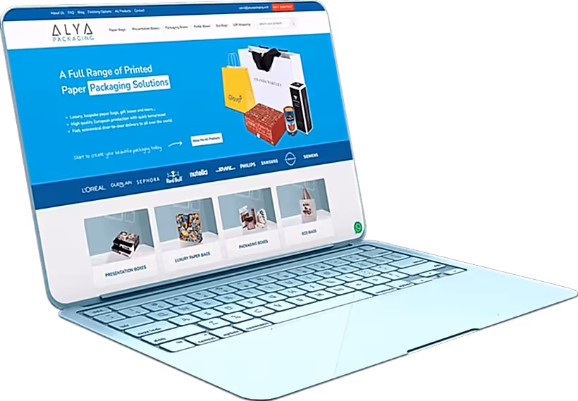 WordPress özel web tasarımı örneği, dizüstü bilgisayarda kurumsal ve kullanıcı dostu modern arayüz
